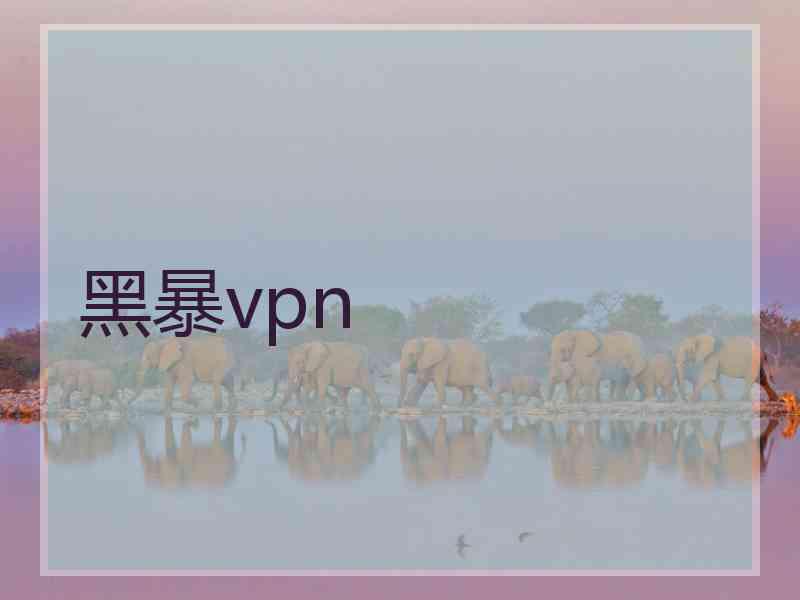 黑暴vpn