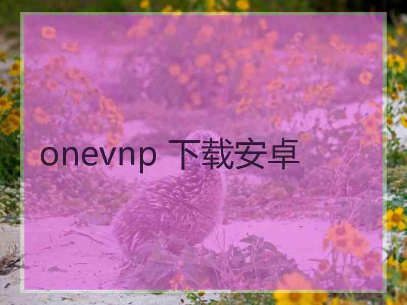 onevnp 下载安卓