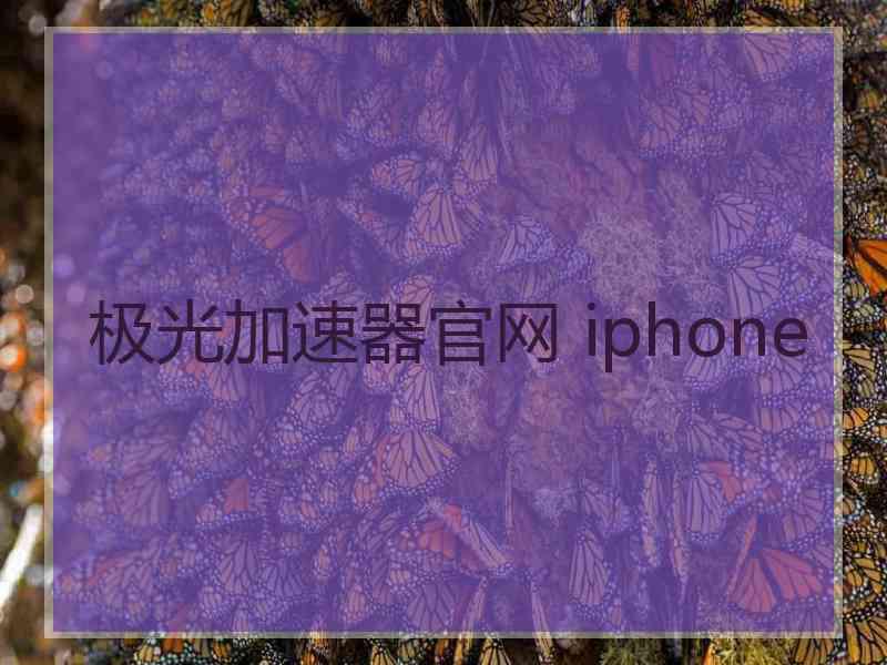 极光加速器官网 iphone