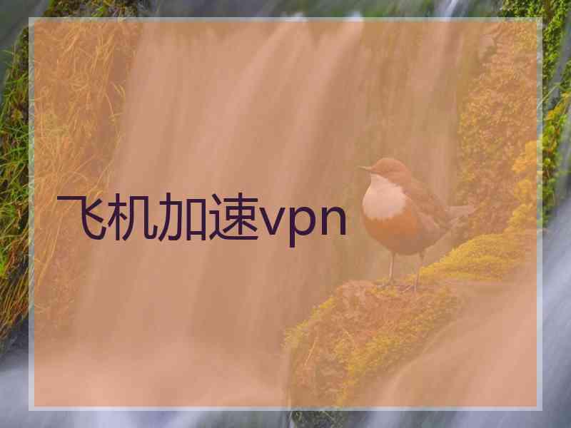 飞机加速vpn