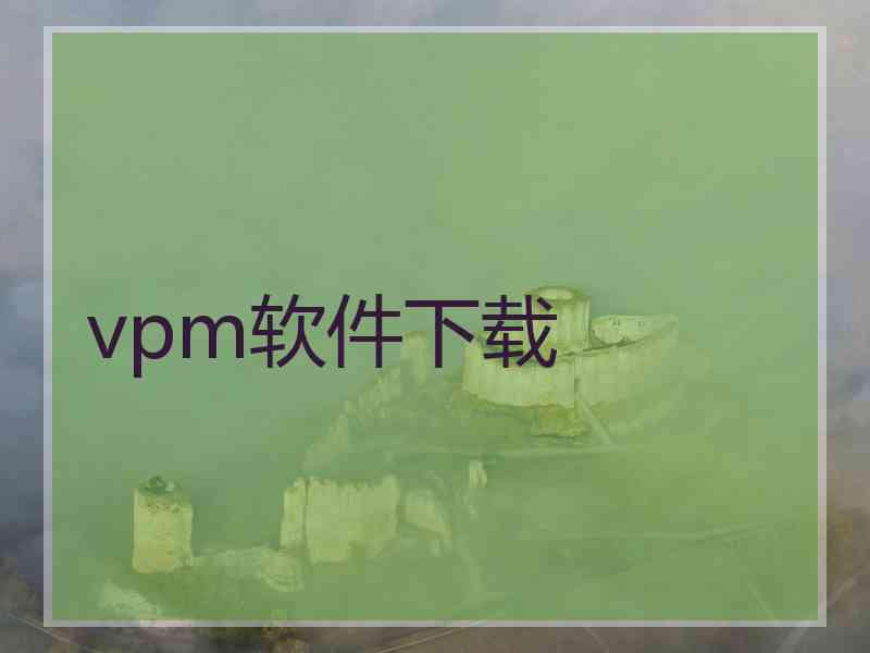 vpm软件下载