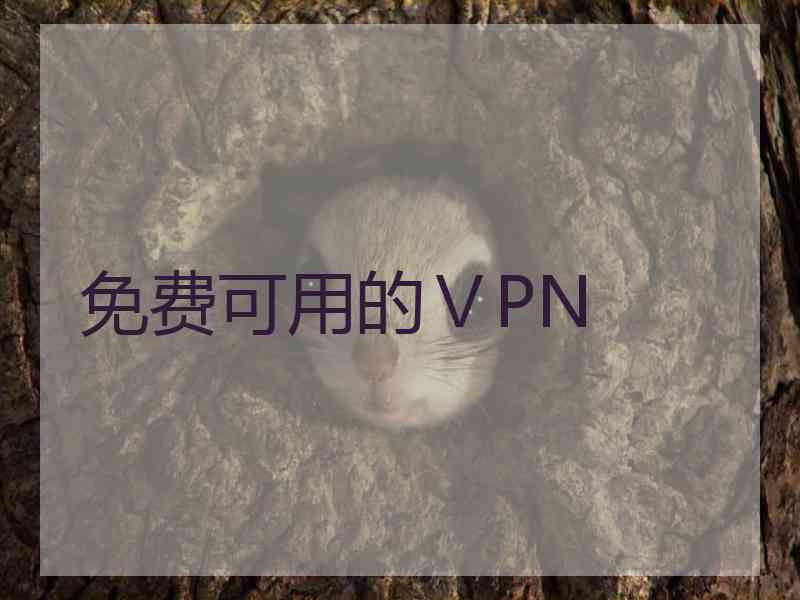 免费可用的ⅤPN